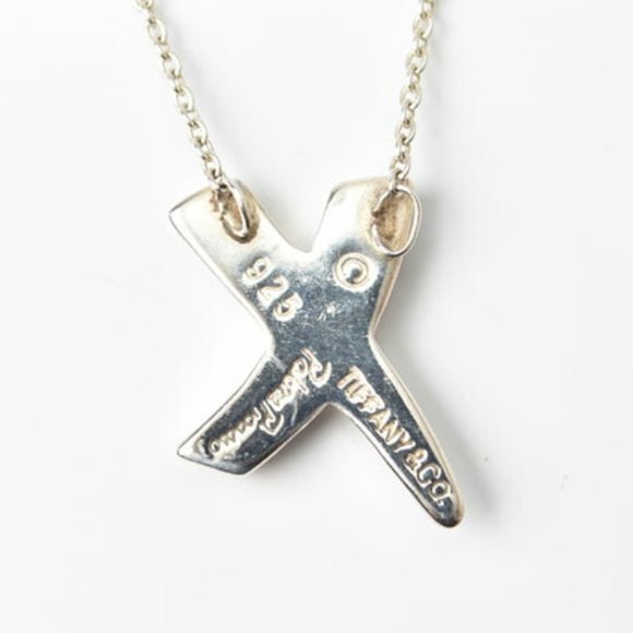 Tiffany necklace pendant silver TIFFANY&Co. Paloma Picasso cross motif - Picture 5 of 6